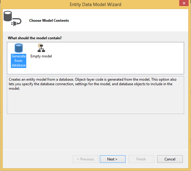 ADO.NET Entity Data Model