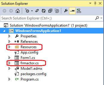 The Resources Folder and New Form