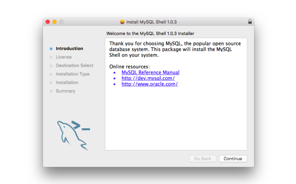 Установка MySQL Shell в OS X