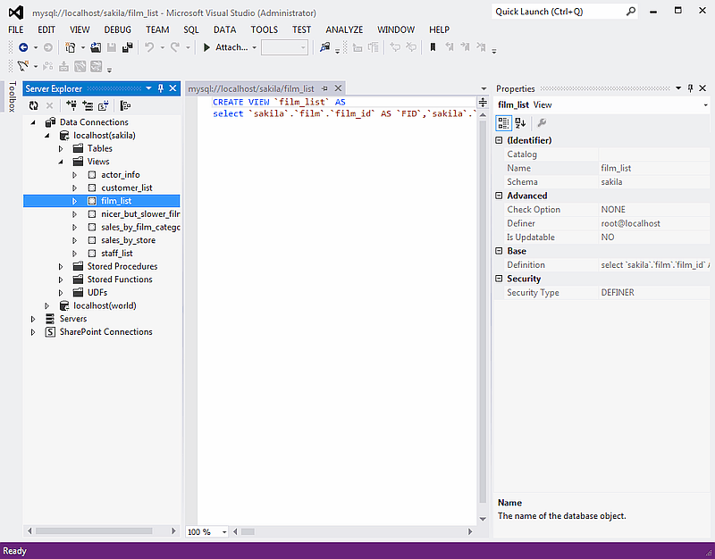 View SQL Saved